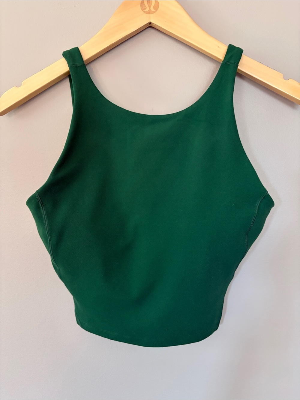 Lululemon Align High Neck Tank Size 6 Everglade Green Athletic Yoga Workout